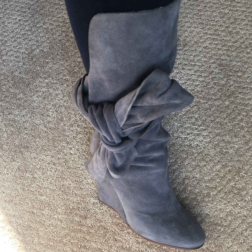 Chloe wedge boots